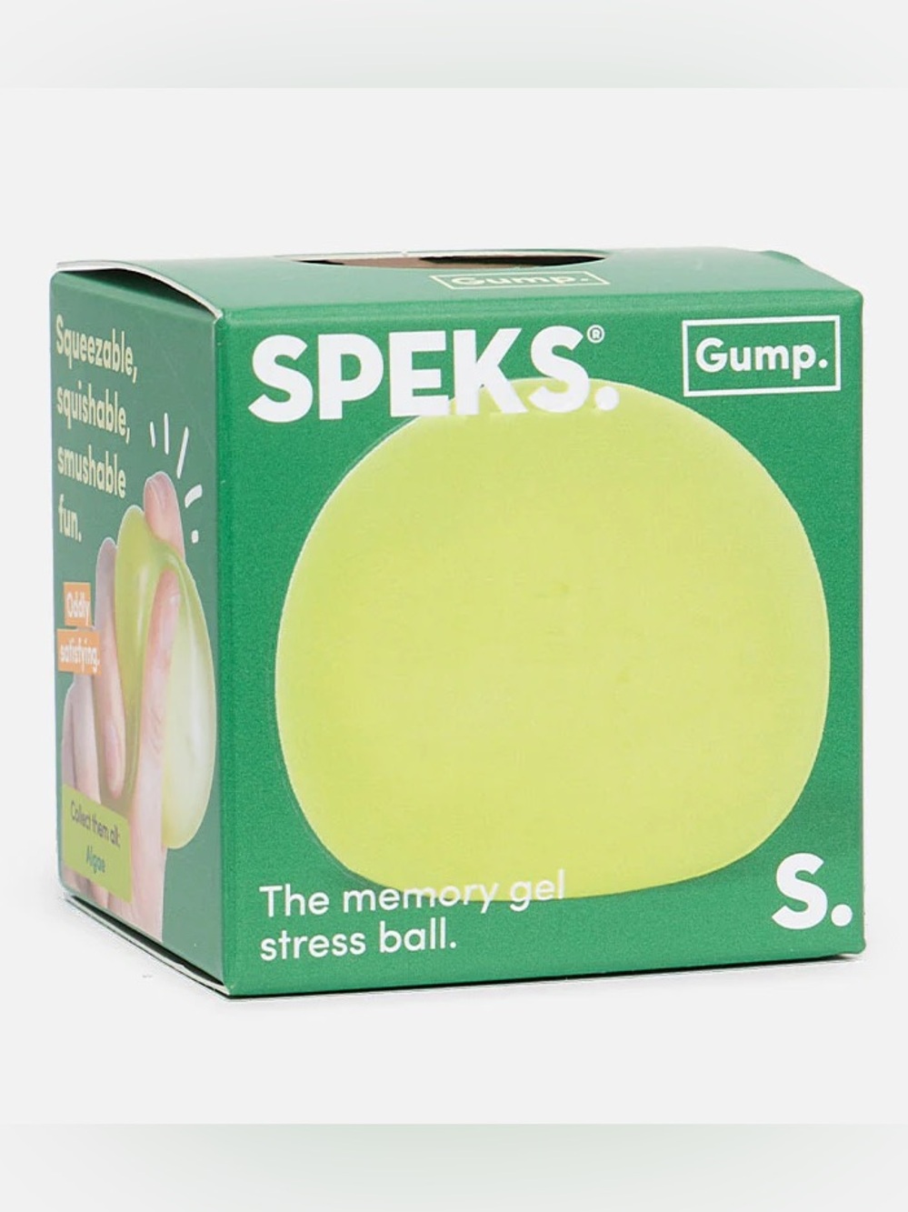 NWT SPEKS Gump ALGAE Memory Gel Stress Ball Original Size Sealed & Ready to Ship - Picture 10 of 10
